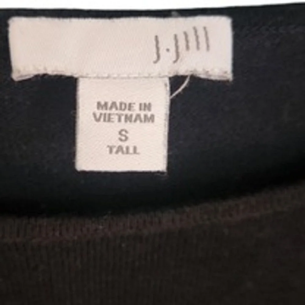 J. Jill Black Long Sleeve Knit Top, Tall‎ Size Small, Everyday Essential